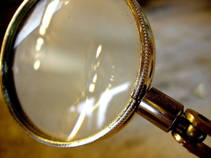 Photo of magnifying glass