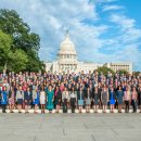 Photo of large group of AAAS fellows