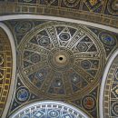 Ornate domed ceiling of National Academy of Sciences