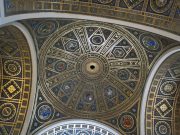 Ornate domed ceiling of National Academy of Sciences