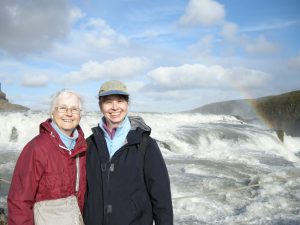 Lea Bleyman and her daughter, Anne, on a trip together in Iceland.