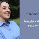 Angelika Amon in memoriam card